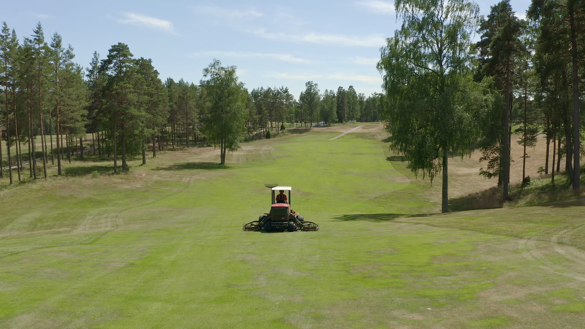 Arbeta på golfbana